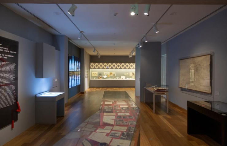 The view of the more conventional part of the exhibition. Image courtesy of CYENS.
